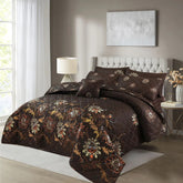 7 Pcs Quilted Comforter Set CC  209